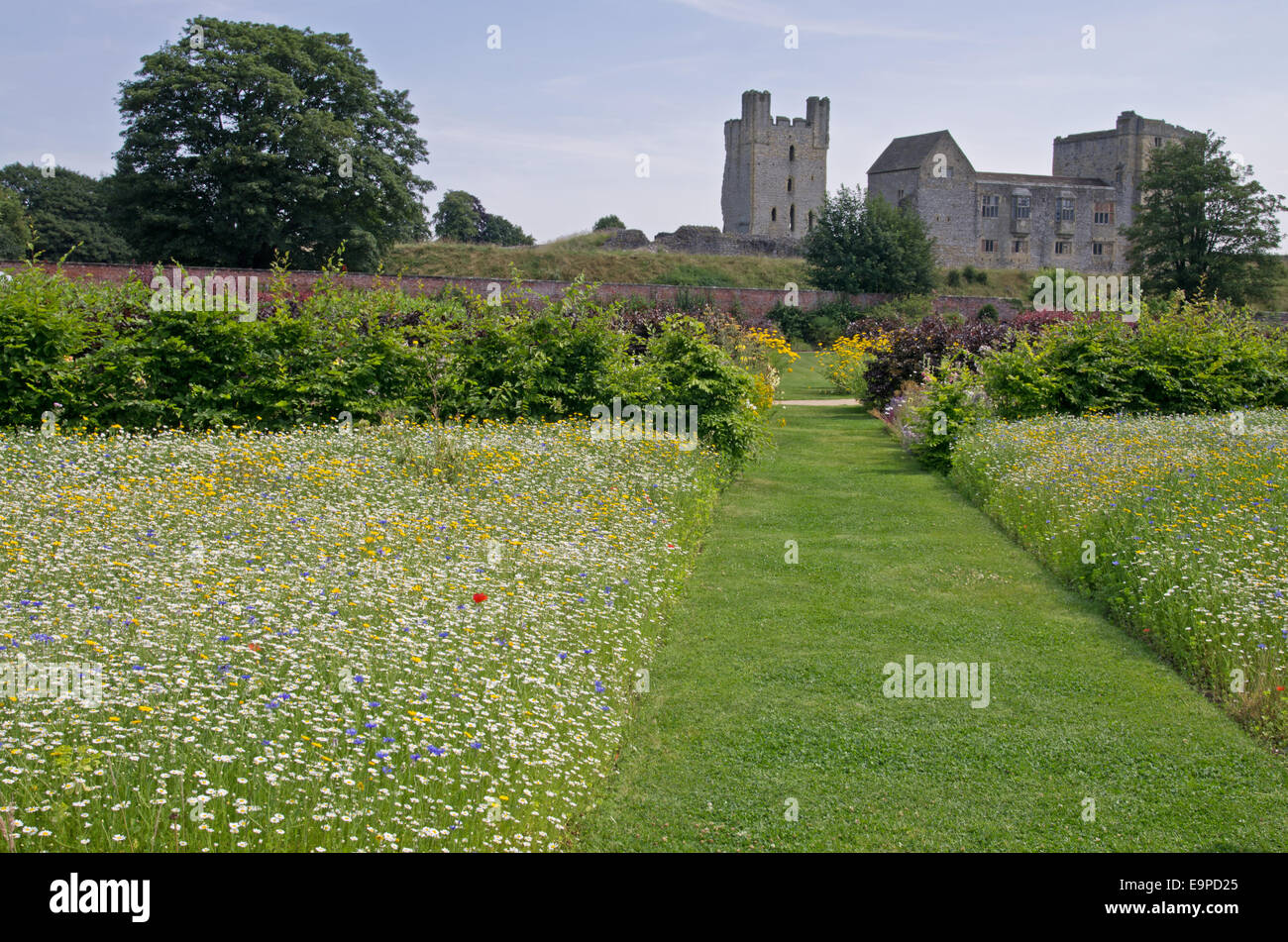 Helmsley Walled Garden Stock Photo