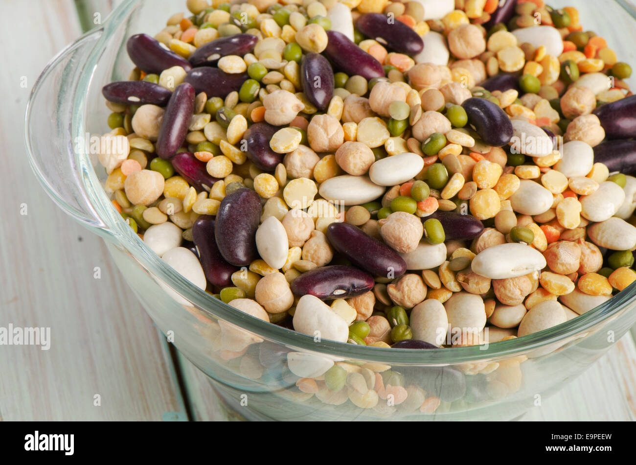 Beans . Selective focus Stock Photo