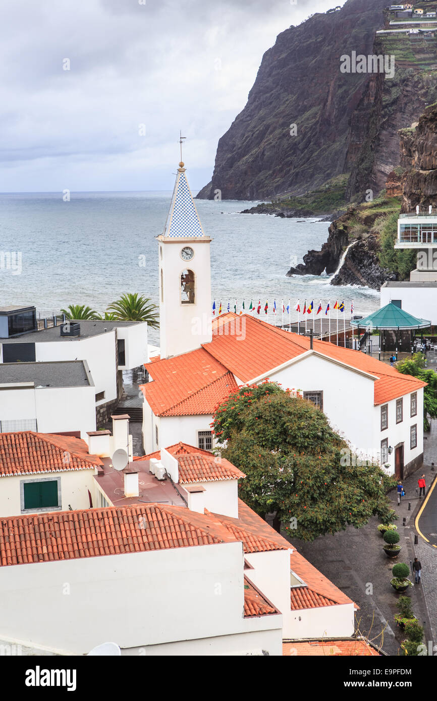 Camara de Lobos on Madeira Island, Portugal. Stock Photo