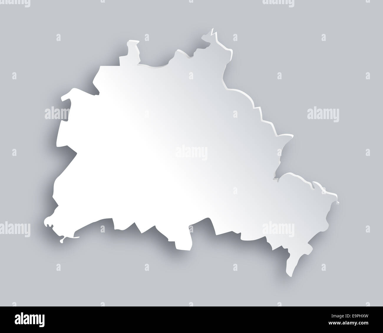 Map of Berlin Stock Photo - Alamy