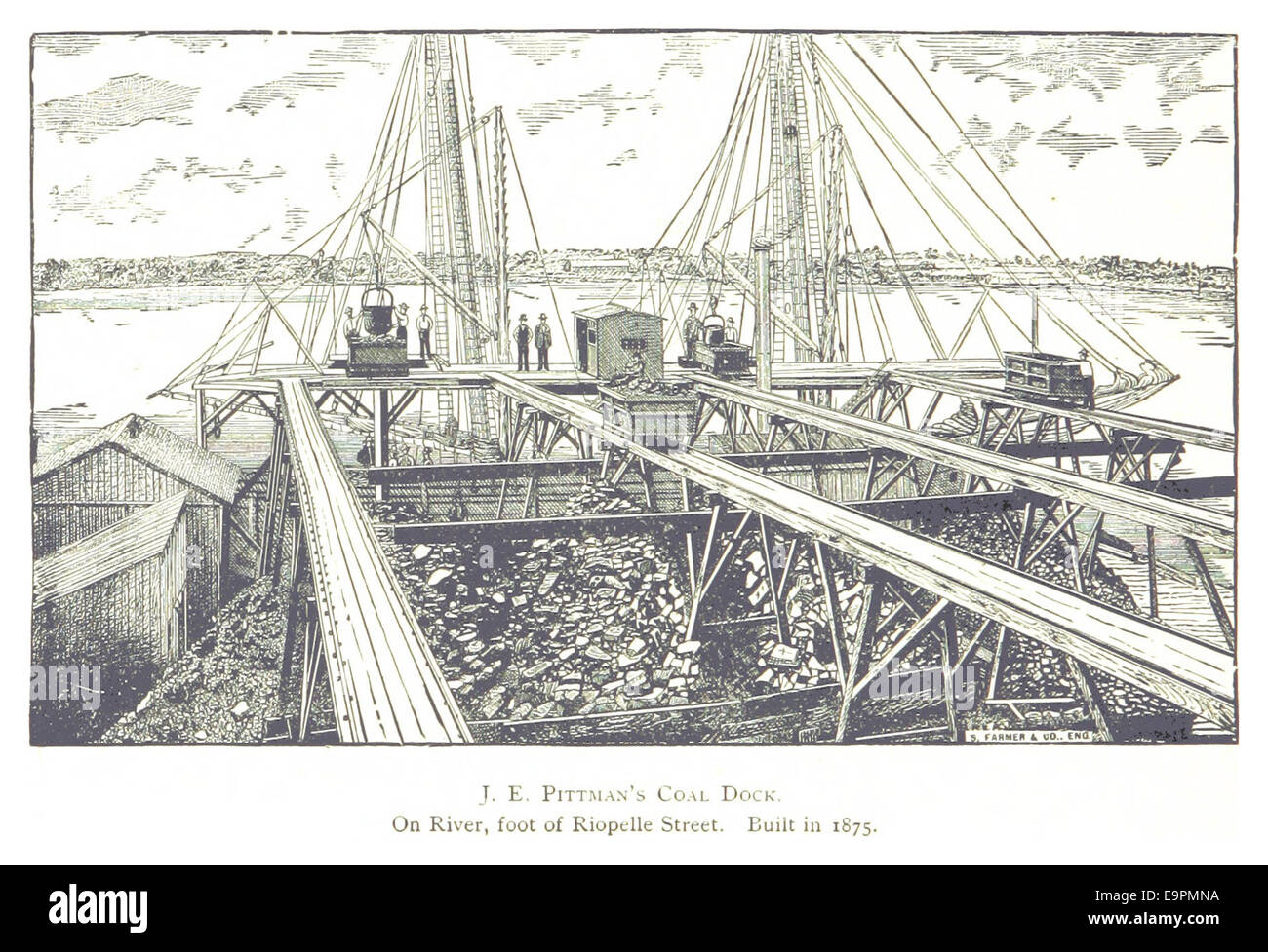 Cityscape paintings of Detroit Industry by Arthur Chartow | \, image size:1300x977