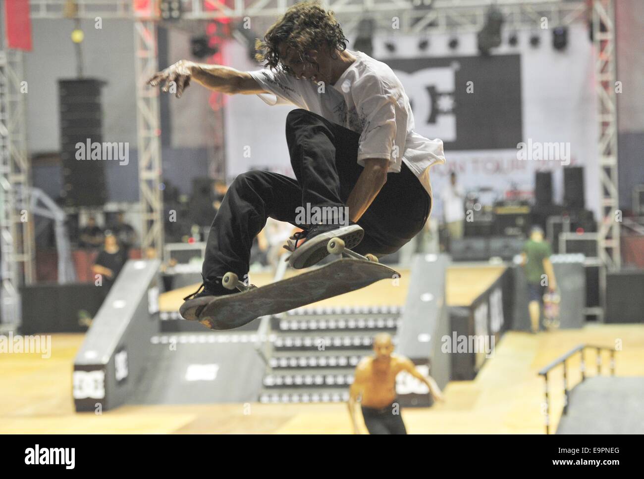 Jakarta Indonesia 31st Oct 2014 Skateboarder Evan Smith Performs During Dc South East Asia Tour 2014 In Jakarta Indonesia Oct 31 2014 Credit Zulkarnain Xinhua Alamy Live News Stock Photo Alamy