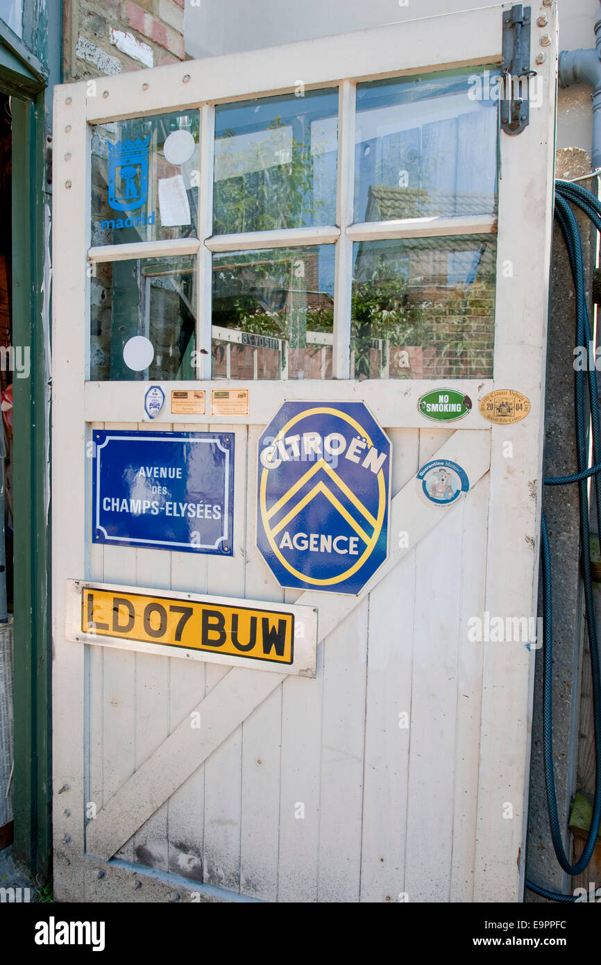Vintage Garage Doors Stock Photos Vintage Garage Doors Stock