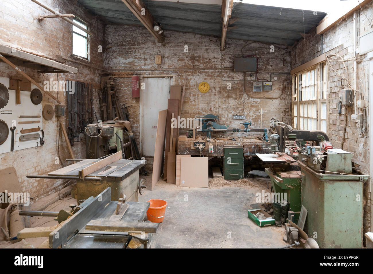 inside woodworking and joinery factory, Kingston upon Thames