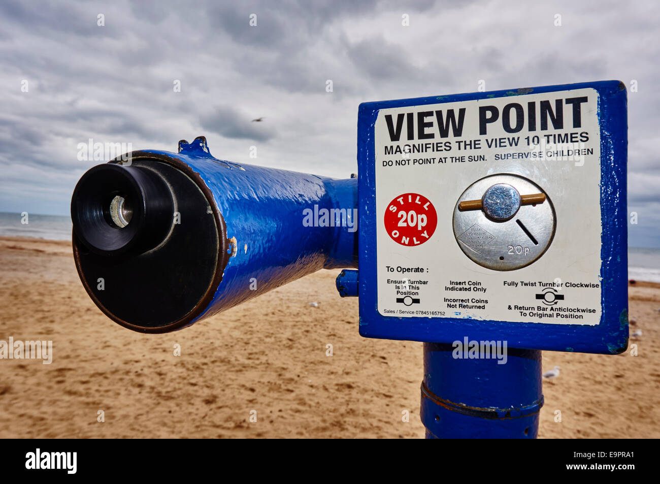 View Point telescope at Bournemouth beach, Dorset, England, UK Stock ...