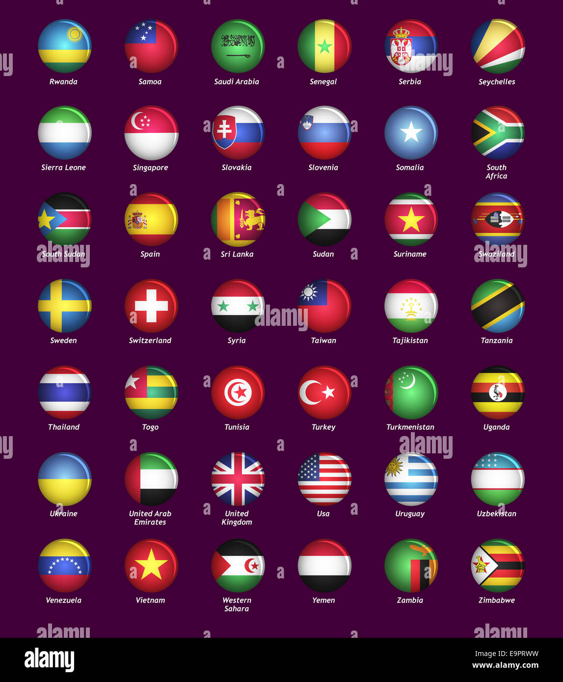 World flags circle hires stock photography and images Alamy