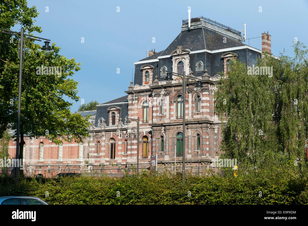 Haute Ecole, Mons, Hennegau, Wallonie, Belgien, Europa | high school, Mons, Hennegau, Wallonie, Belgium, Europe Stock Photo