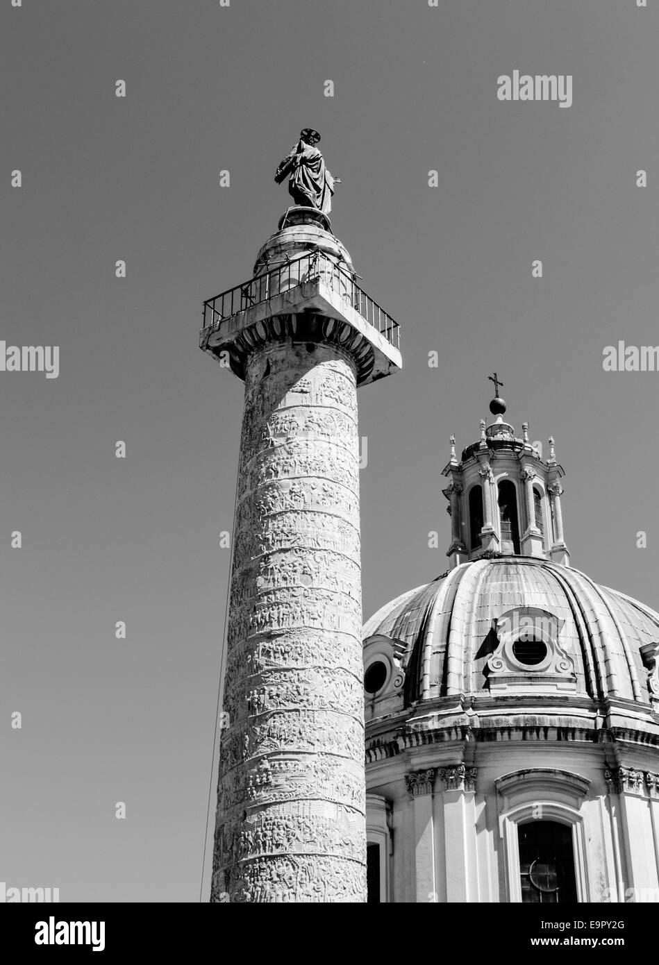Rome, Imperial Fora, a detail Stock Photo