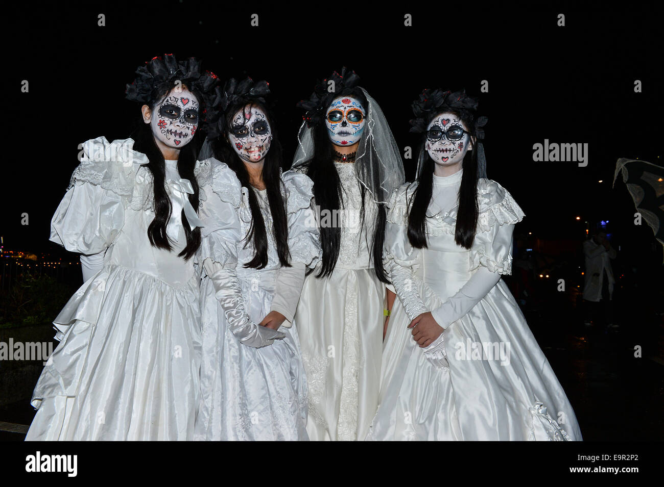 City of Bones Carnival parade, Derry, Londonderry, Northern Ireland