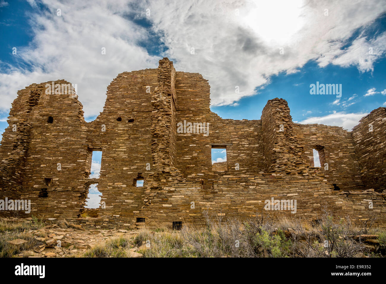 Pueblo Pintado Is An Anasazi Ruin In Chaco Canyon In Northern New 