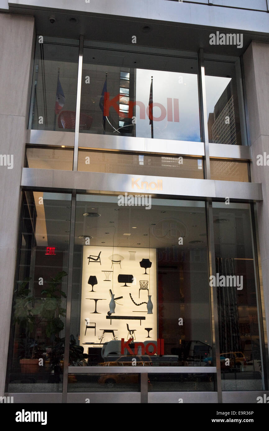 A view of the Knoll store in Manhattan, New York Stock Photo Alamy