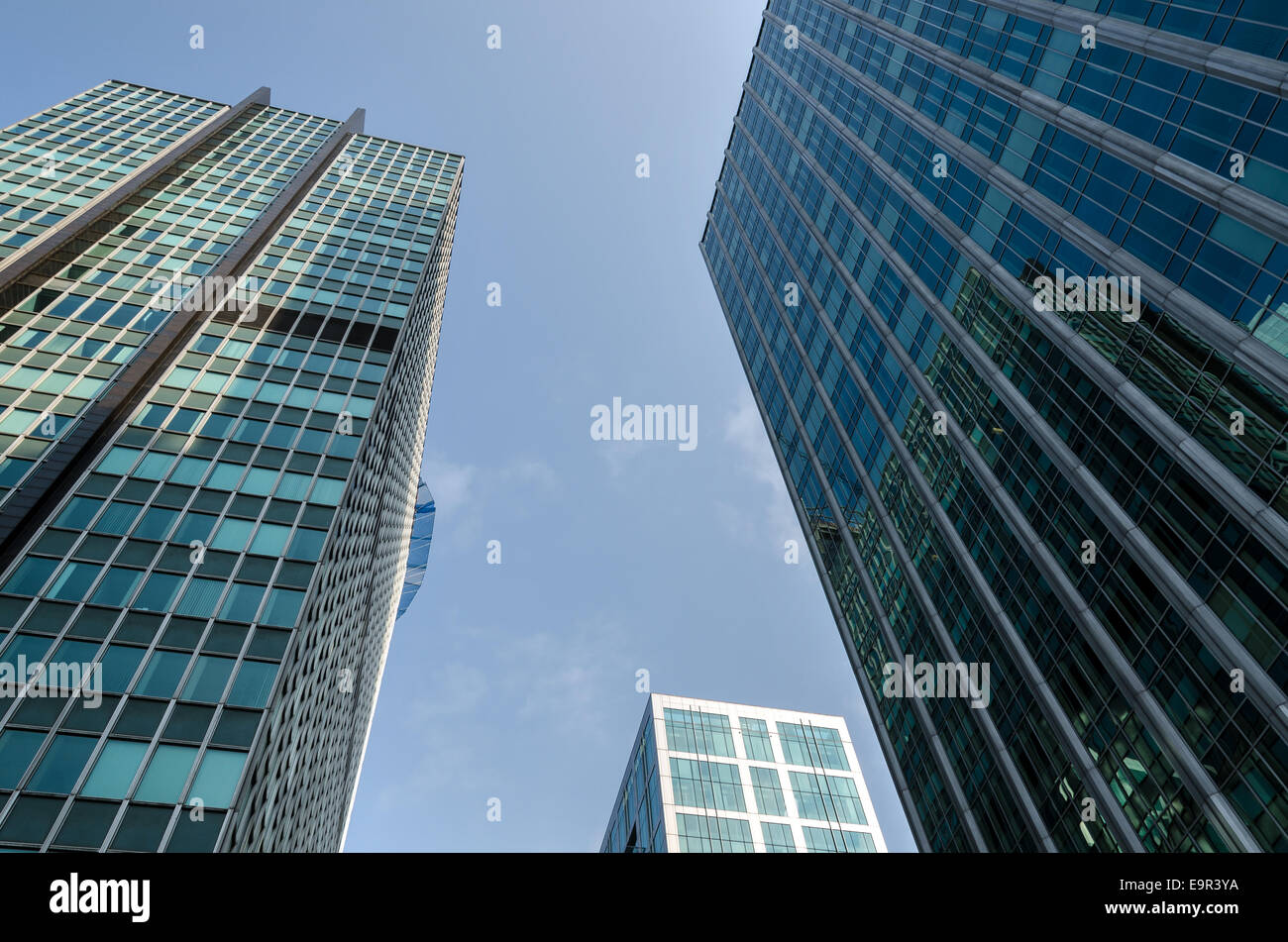skyscrapers of glass and mirrors in Vancouver Stock Photo Alamy