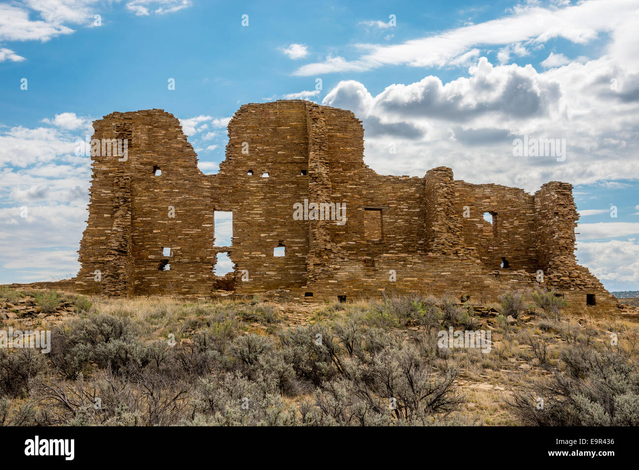 Pueblo Pintado Is An Anasazi Ruin In Chaco Canyon In Northern New   Pueblo Pintado Is An Anasazi Ruin In Chaco Canyon In Northern New E9R436 