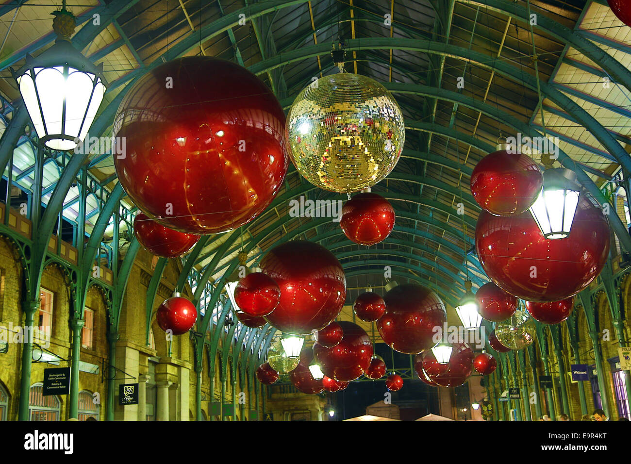 London, UK. 31st October 2014. The Covent Garden Christmas Decorations