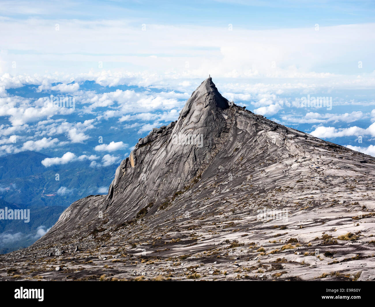 Mount Kinabalu, the highest peak in the Malay Archipelago, Sabah, East Malaysia. Stock Photo
