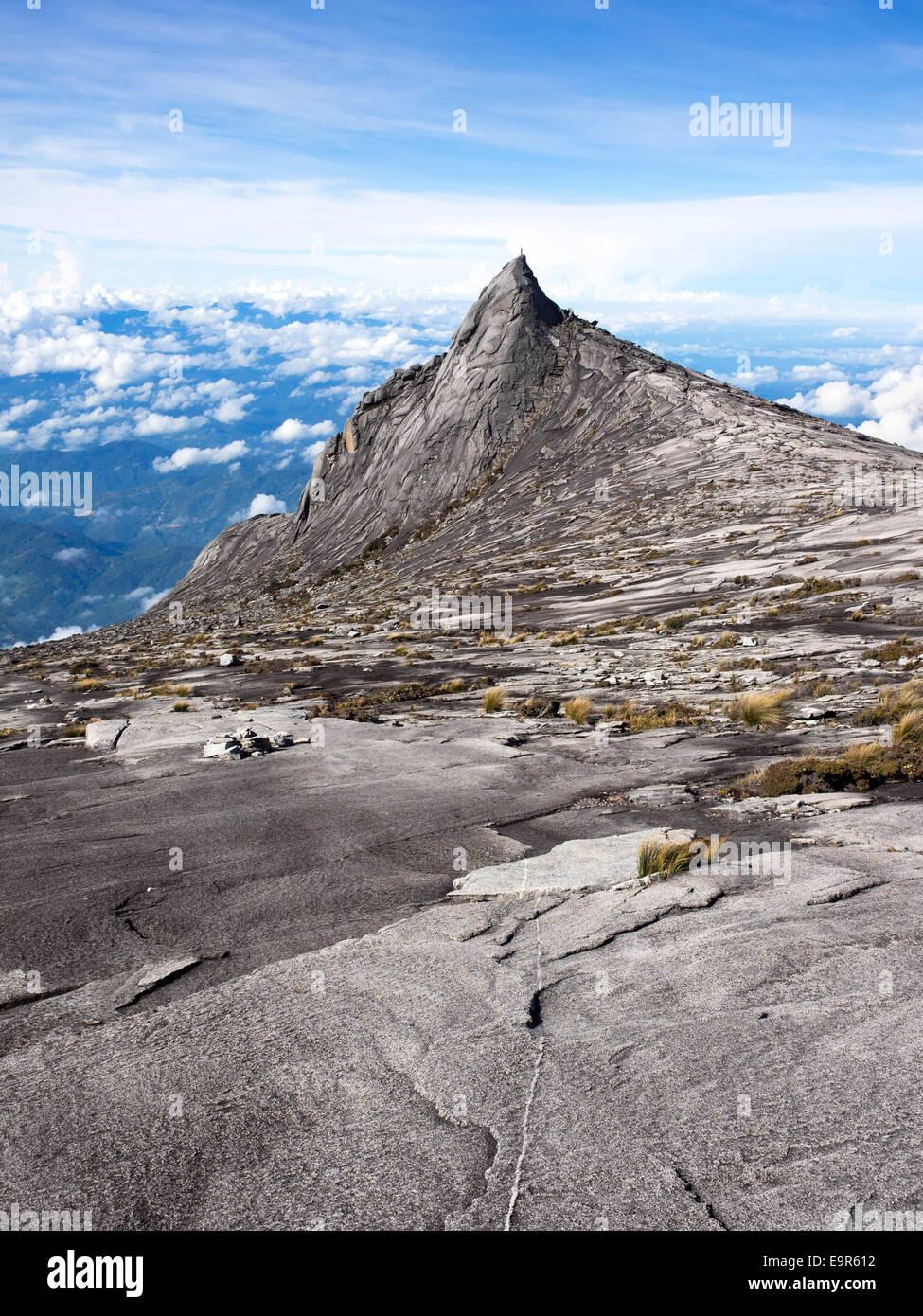 Mount Kinabalu, the highest peak in the Malay Archipelago, Sabah, East Malaysia. Stock Photo
