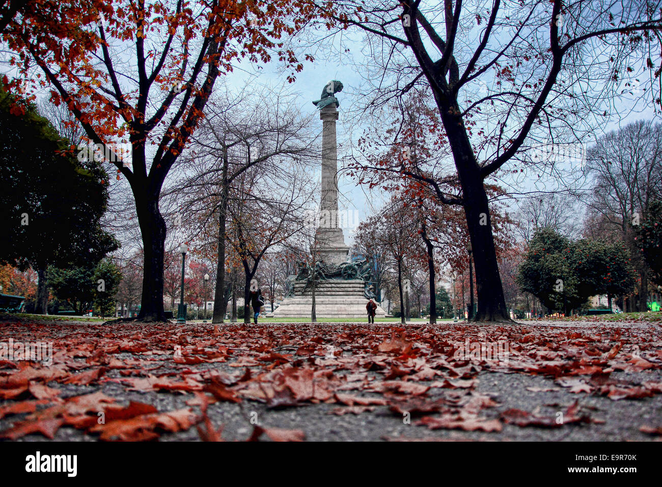 Autumn Scene Of Boavista Porto Portugal Stock Photo Alamy