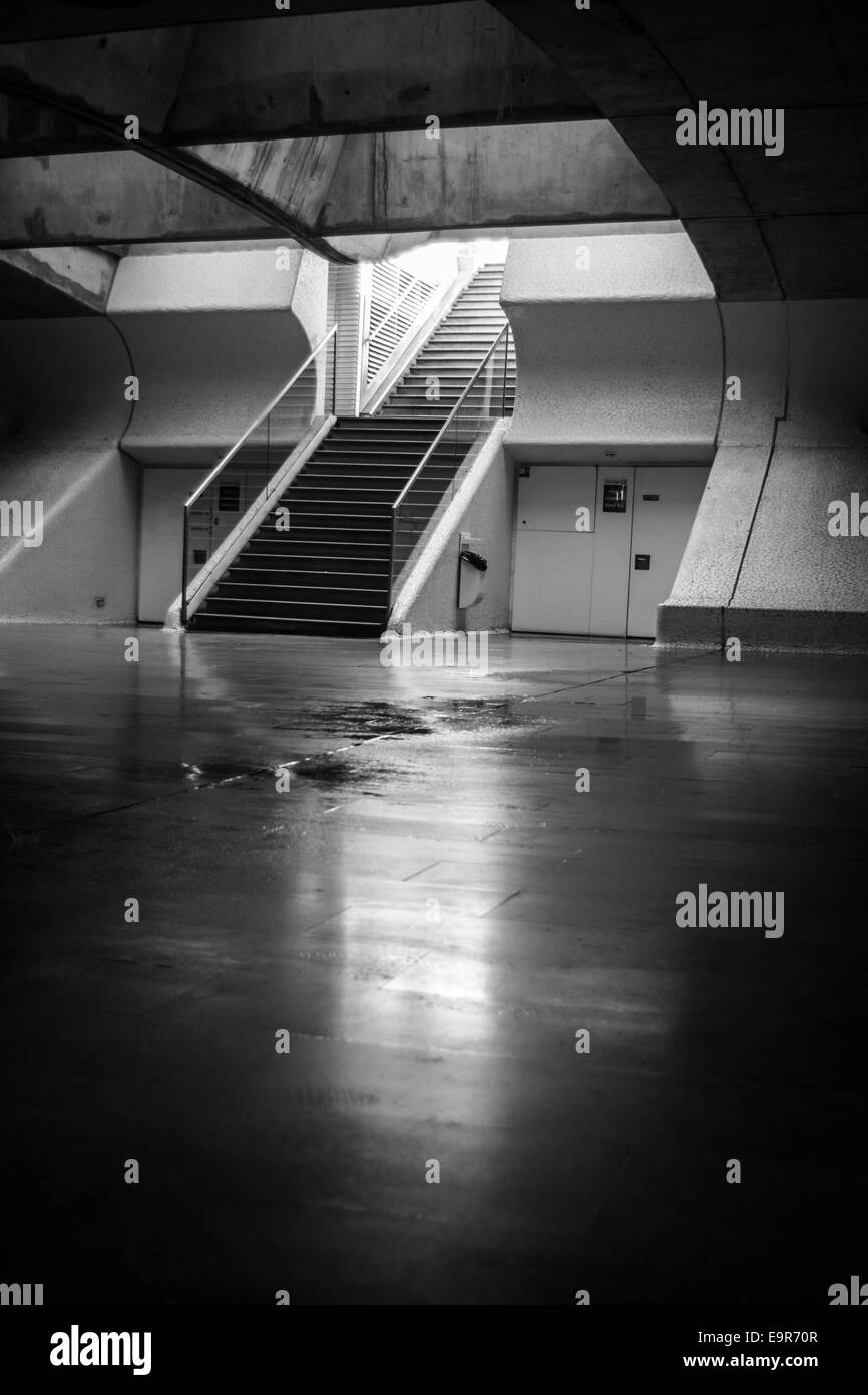 Stairs Black and White Stock Photos & Images - Alamy