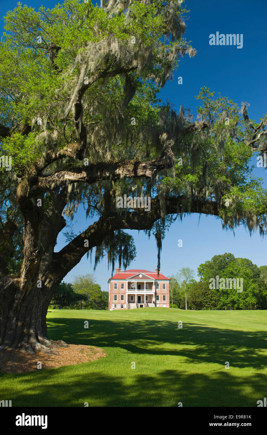 DRAYTON HALL PALLADIAN MANSION CHARLESTON SOUTH CAROLINA USA