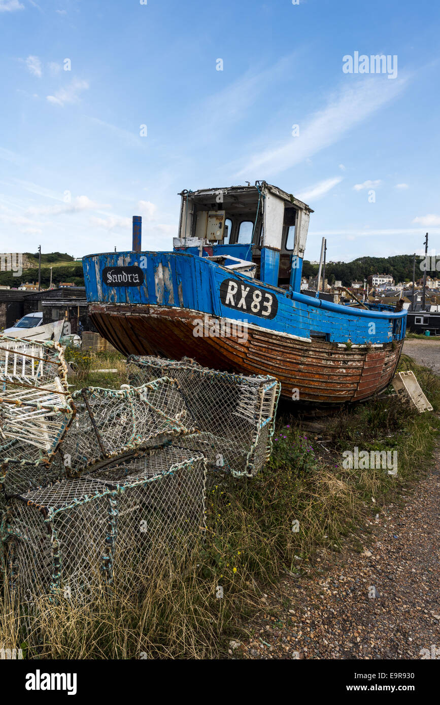 Inshore crab lobster fishing boats hires stock photography and images