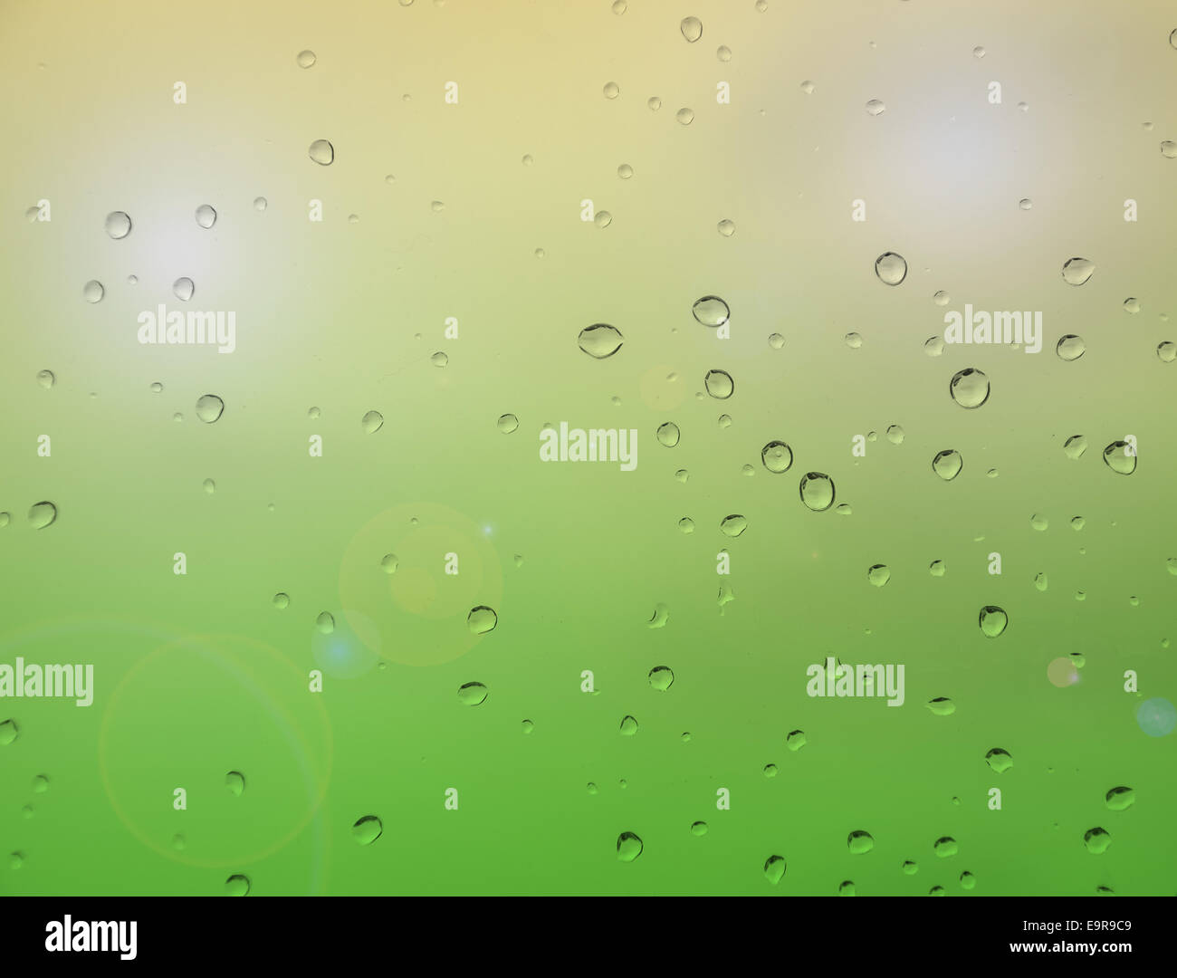 abstract green color background with drop water Stock Photo - Alamy