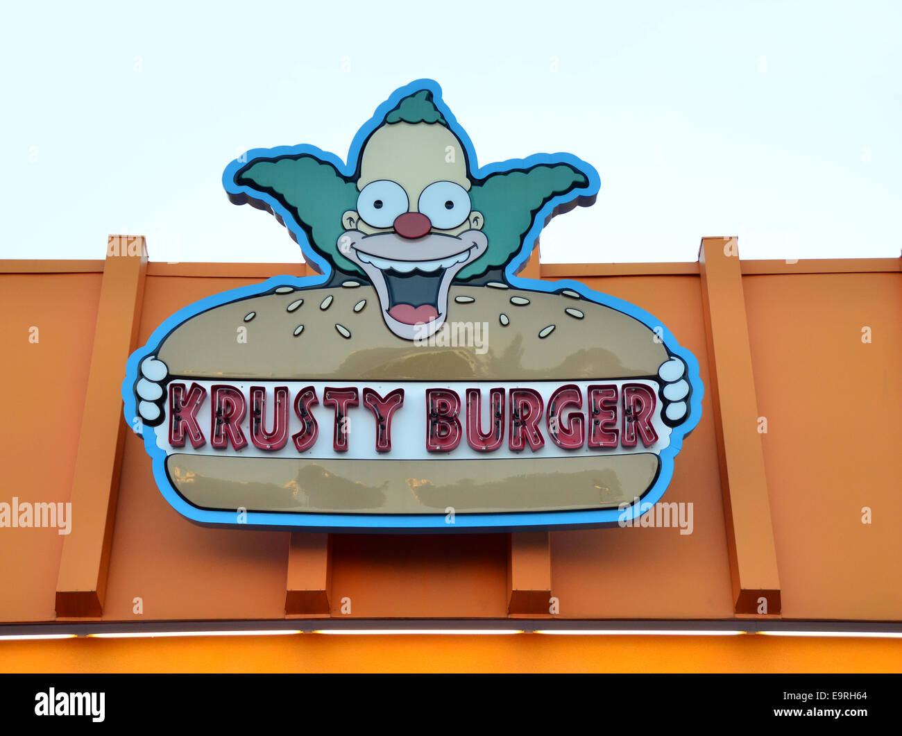 Krusty Burger In The Simpson's Area at Universal Studios Orlando
