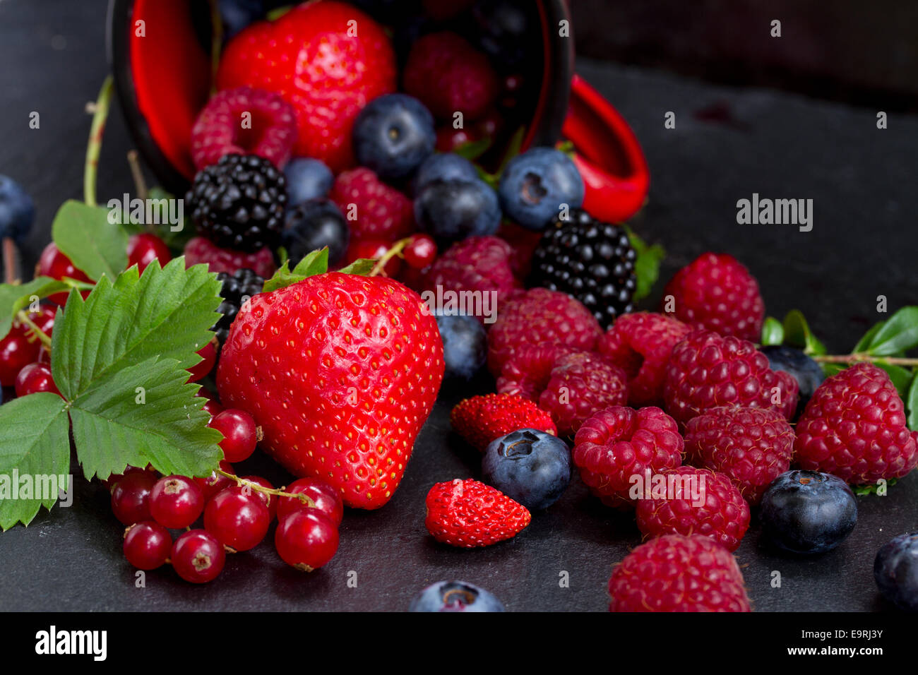 set of fresh berries Stock Photo - Alamy