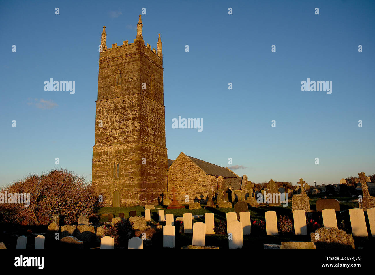 RAF SAINT EVAL CHURCH CORNWALL Stock Photo Alamy