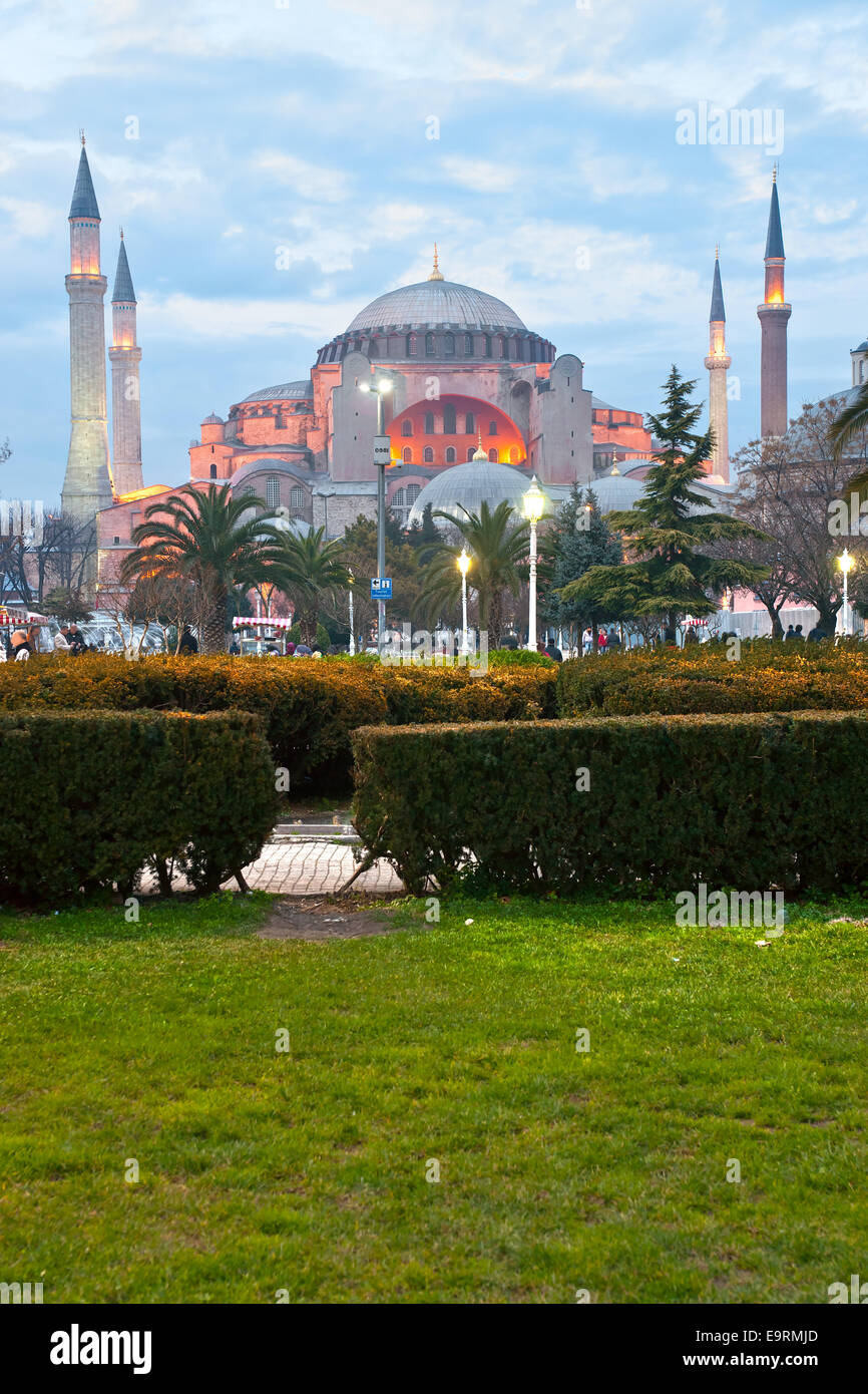 Hagia Sophia mosque in sultanahmet, Istanbul, Turkey Stock Photo - Alamy