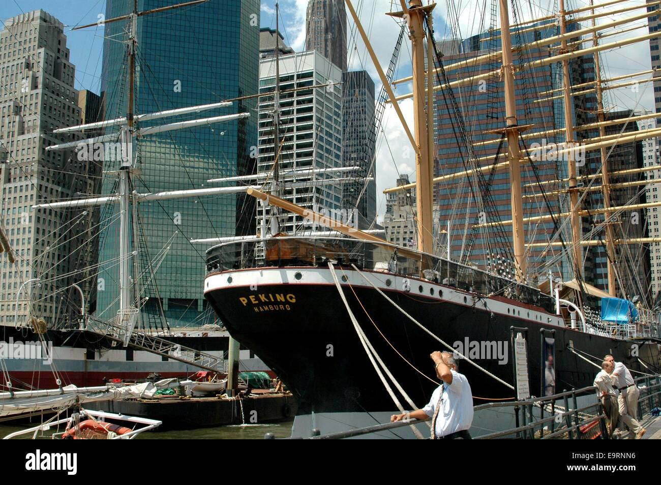 NYC Historic 1907 Tall Ship Peking from Hamburg, Germany is