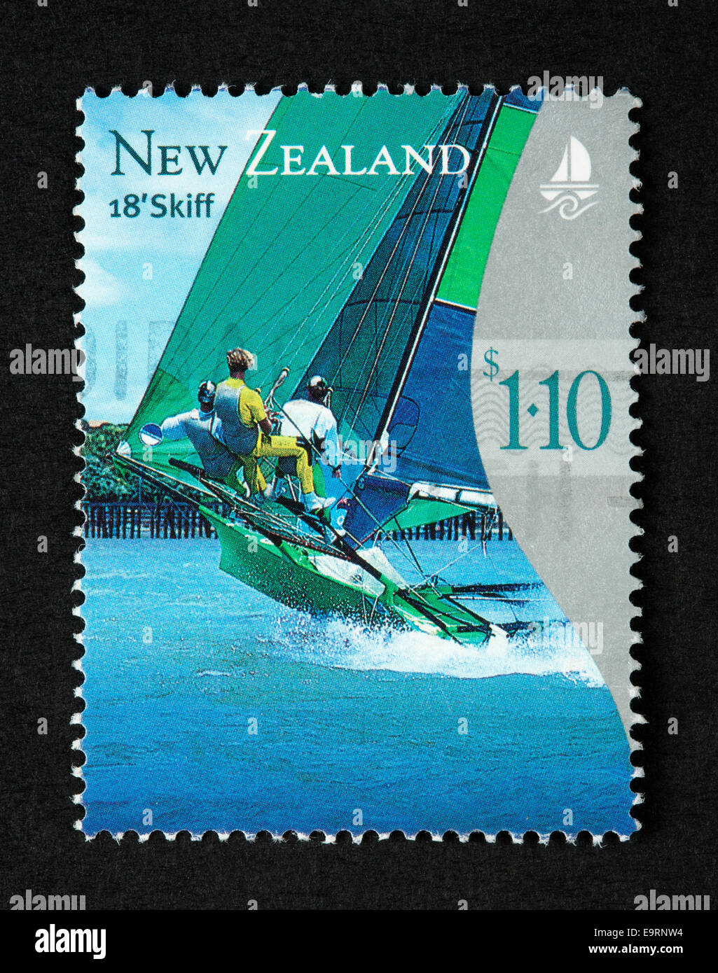 New Zealand postage stamp Stock Photo