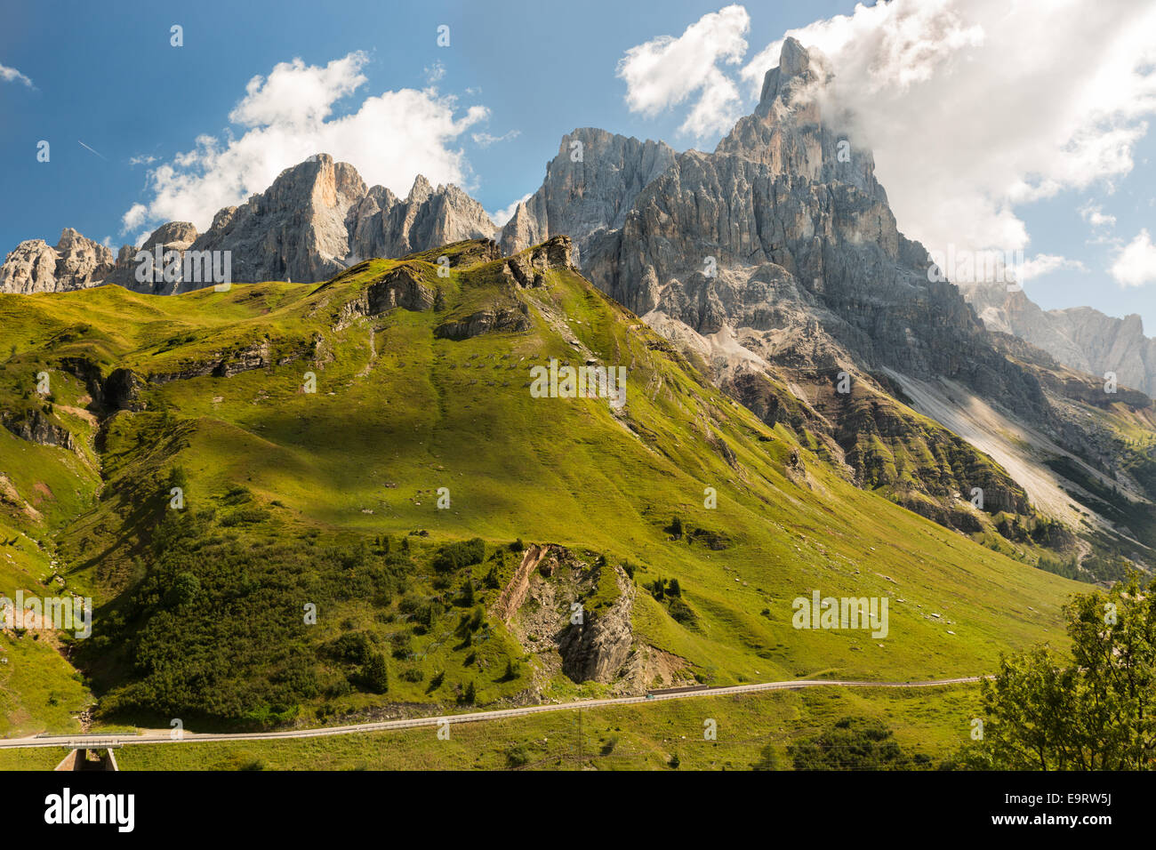 Passo Rolle, Dolomites, Alps, Italy Stock Photo