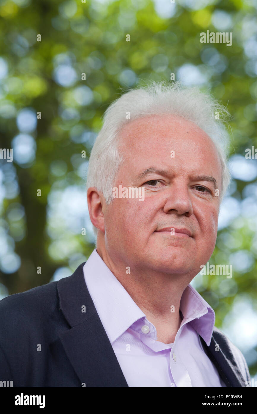 Taylor Downing is a best-selling author and historian, at the Edinburgh International Book Festival 2014. Edinburgh, Scotland. Stock Photo