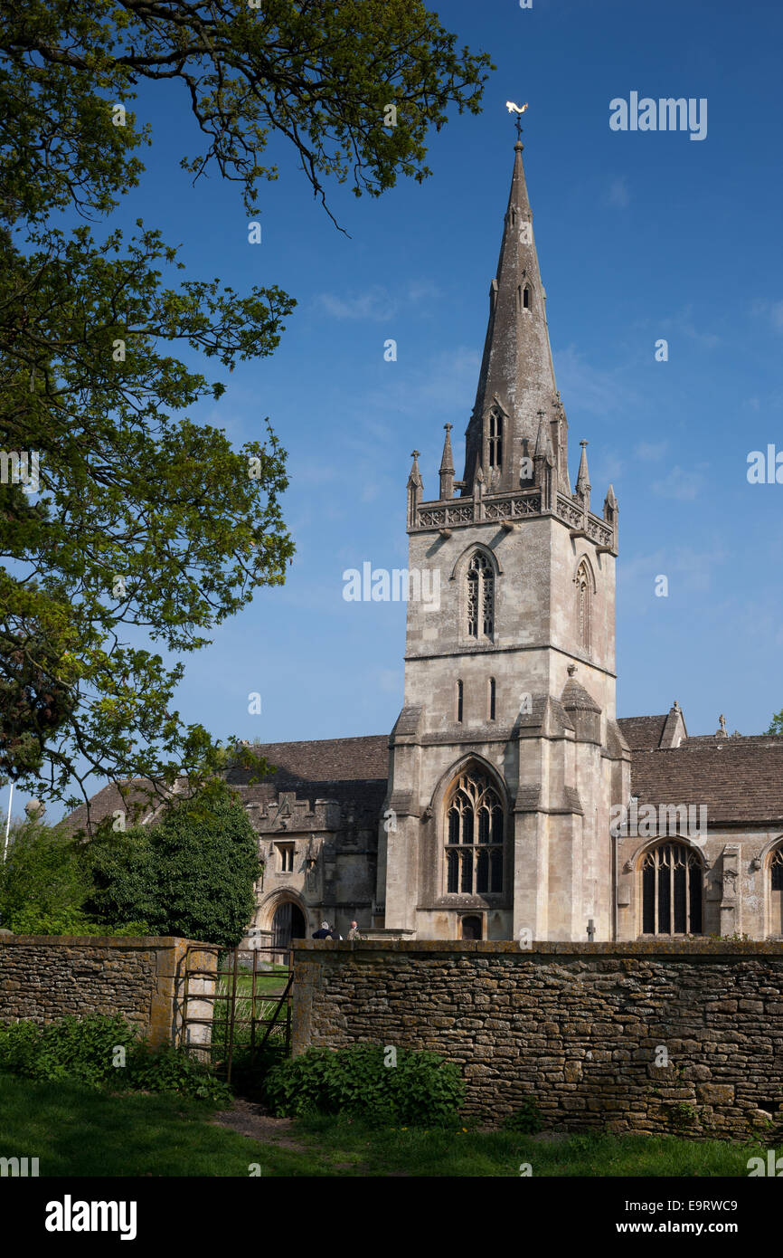 Corsham Church in Corsham, Wiltshire Stock Photo