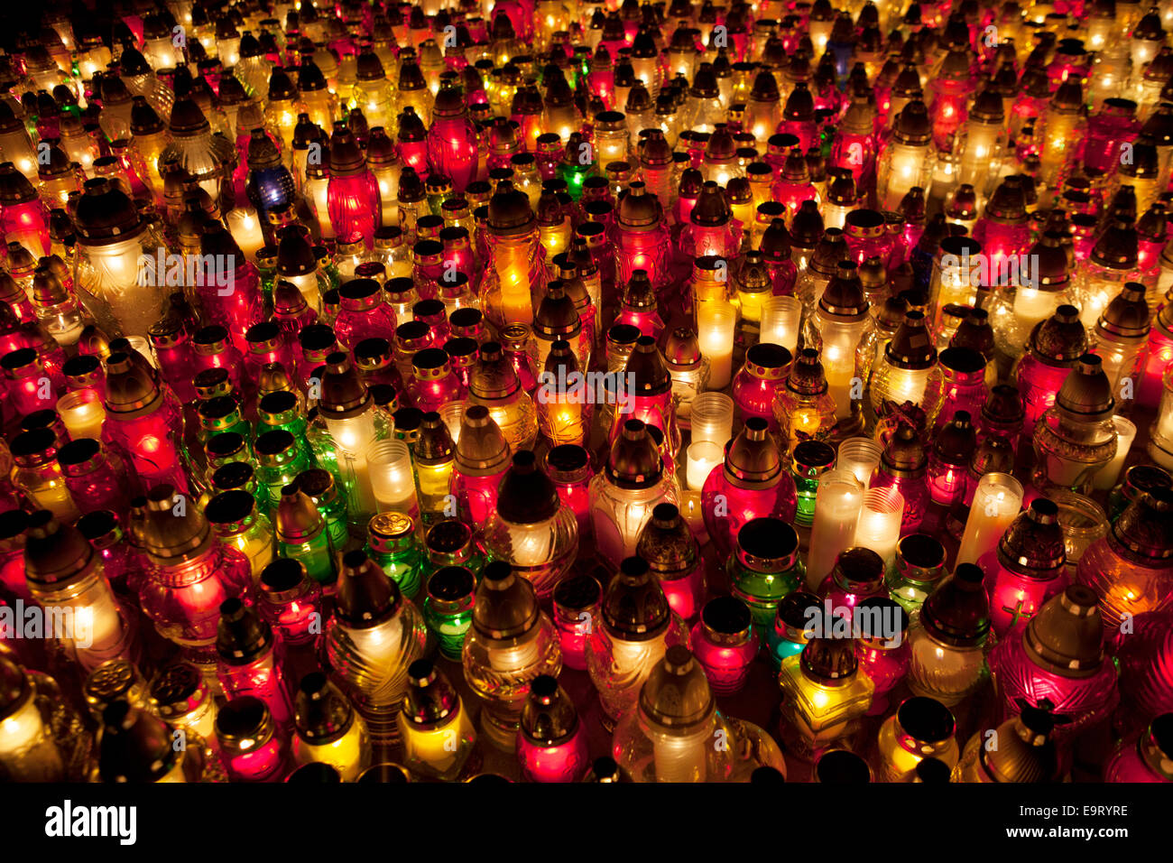 Day of the Dead, Poland Stock Photo