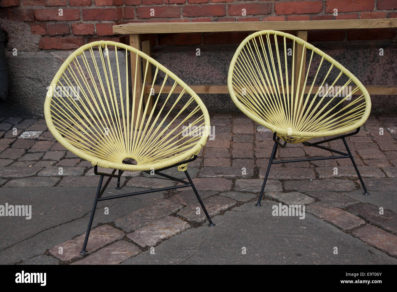 Yellow Chair Design from Johan and Nystrom Cafe; Helsinki; Finland