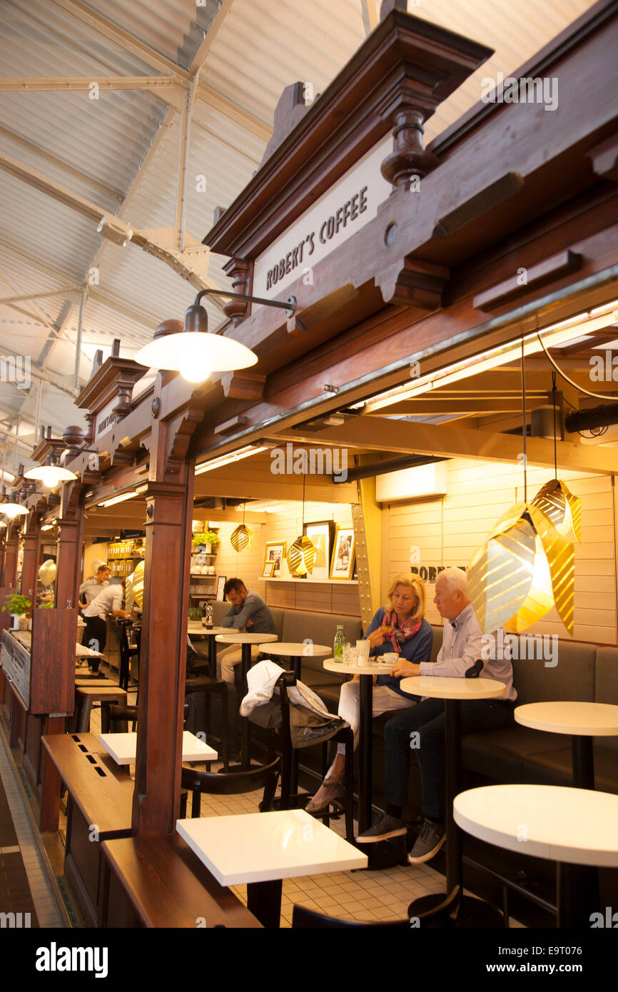Robert's Coffee Bar Old Market Hall, Helsinki, Finland Stock Photo Alamy