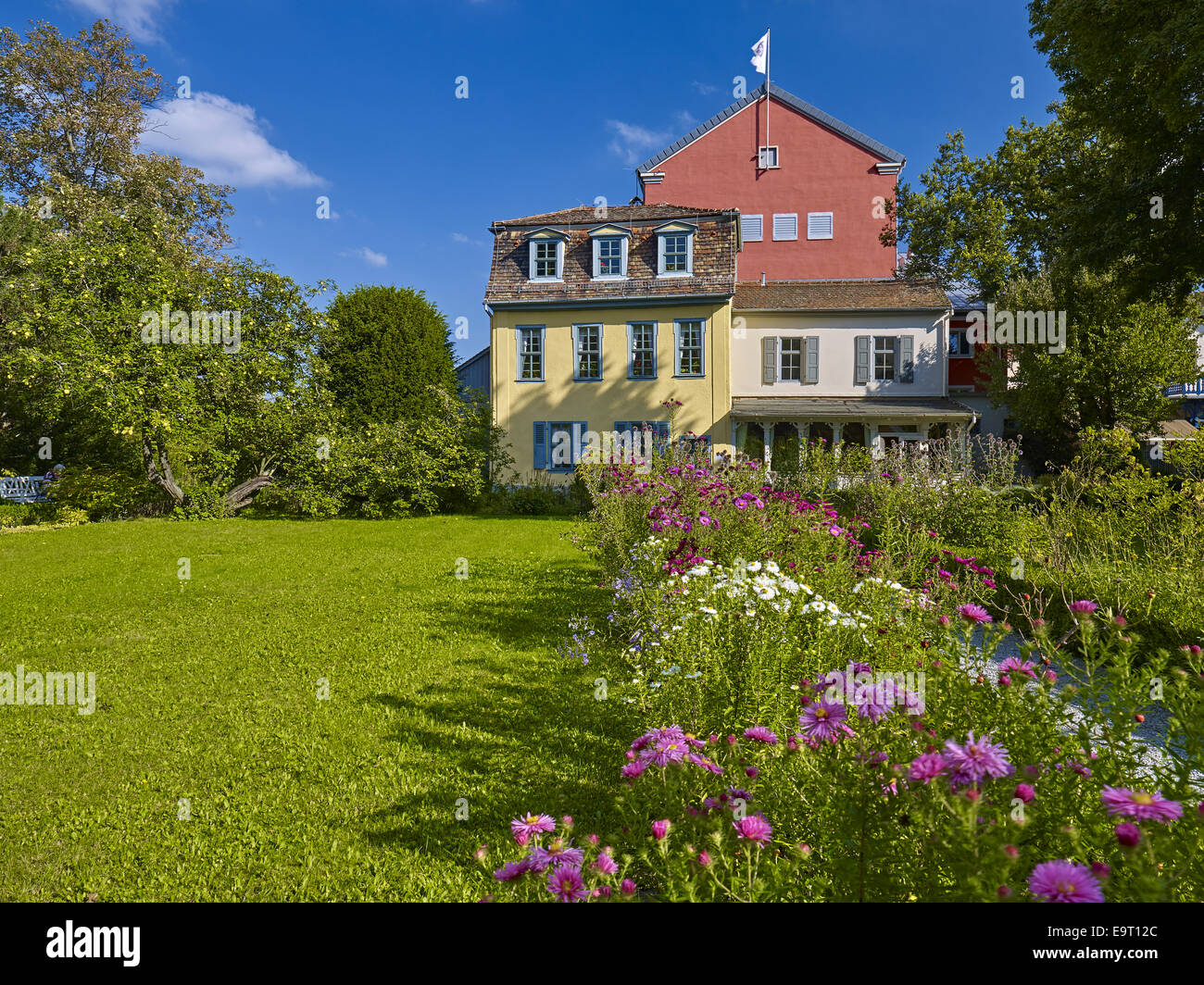 Schiller house in Jena, Thuringia, Germany Stock Photo