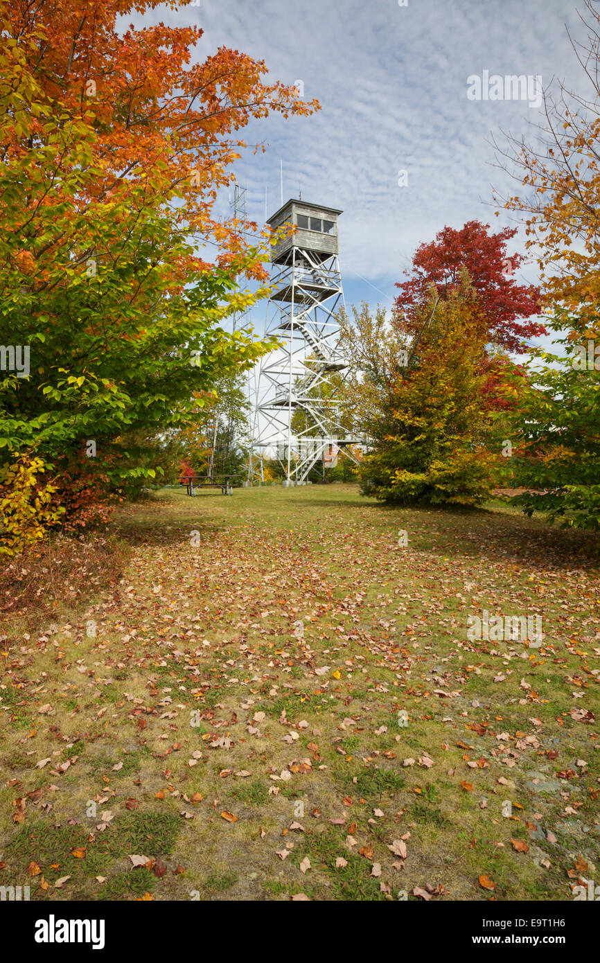 Milan Hill State Park in Milan, New Hampshire USA during the autumn