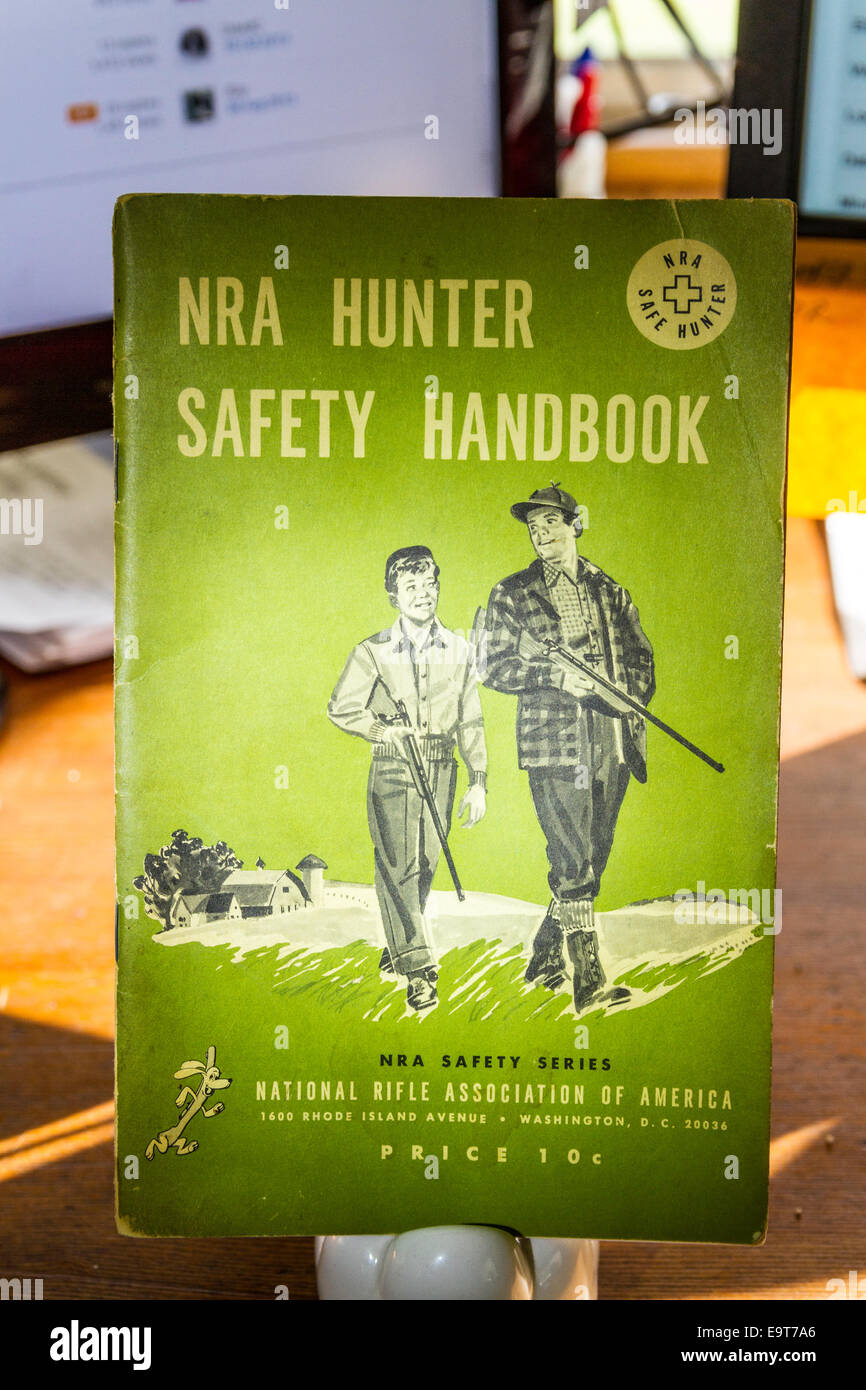 The National Rifle Association Hunter Safety Handbook from 1959 a