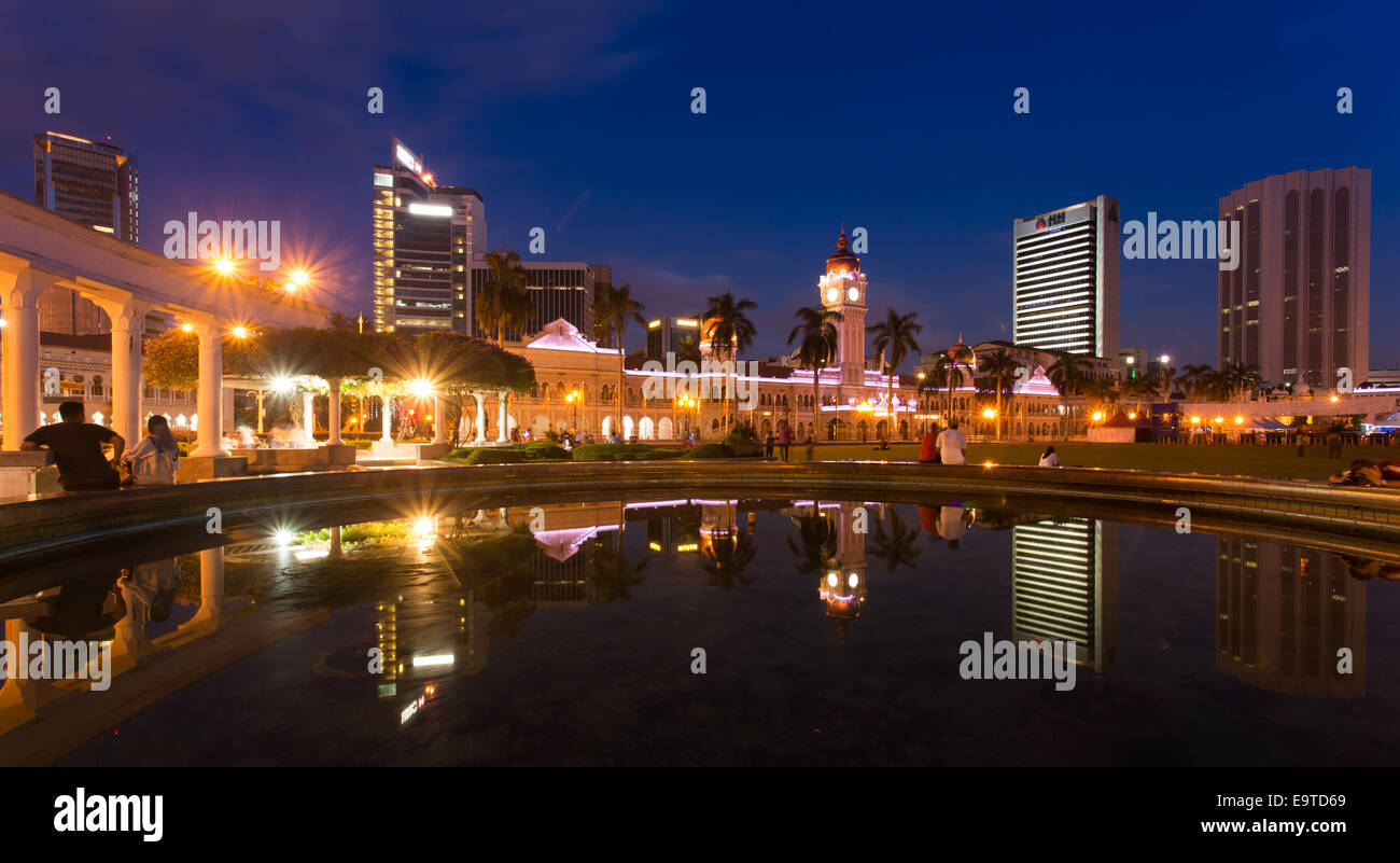 The Independent Square is one of the historical site in Malaysia. Stock Photo