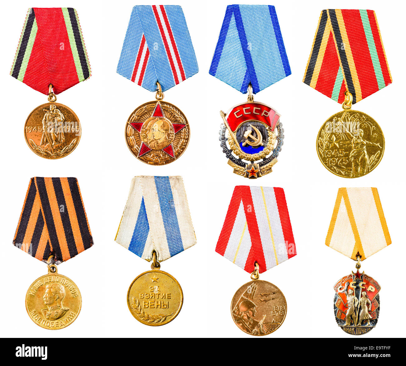 Soviet medals hi-res stock photography and images - Alamy