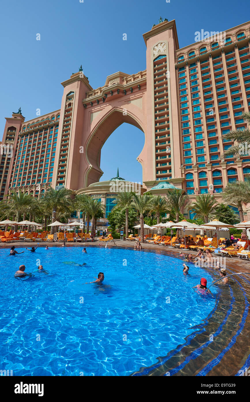 Atlantis Hotel The Palm Dubai UAE Stock Photo
