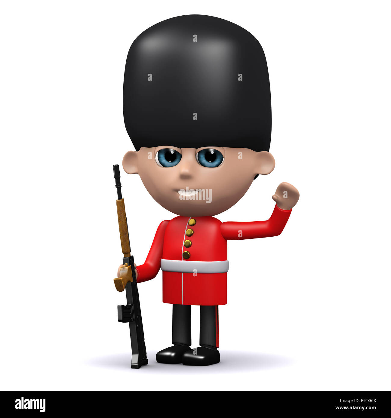 Guard at buckingham palace Cut Out Stock Images & Pictures - Alamy