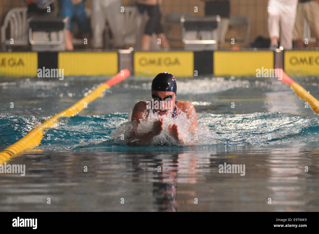 200m breastroke World Record holder Rikke Møller Pedersen of Denmark at