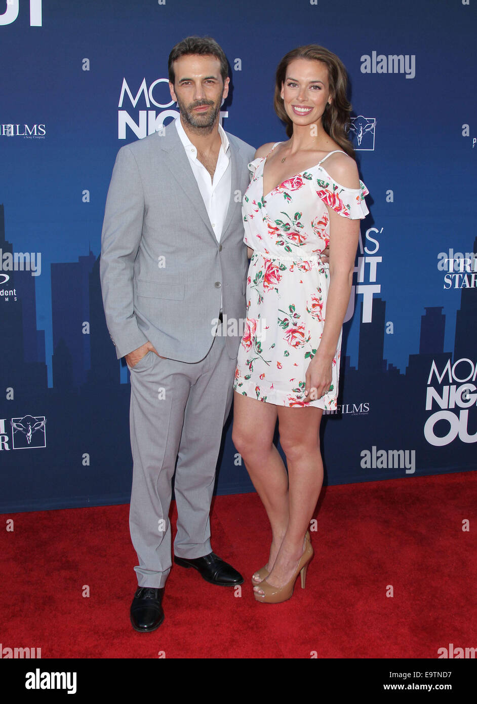 Premiere of 'Mom's Night Out' held at the TCL Chinese Theatre IMAX - Arrivals  Featuring: J.R. Cacia,Malea Mitchell Where: Los Angeles, California, United States When: 29 Apr 2014 Stock Photo