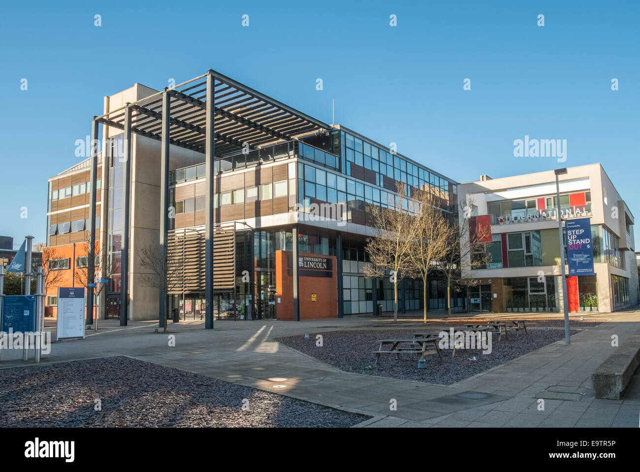 University of Lincoln, Brayford Campus, Lincoln, Lincolnshire, England UK Stock Photo