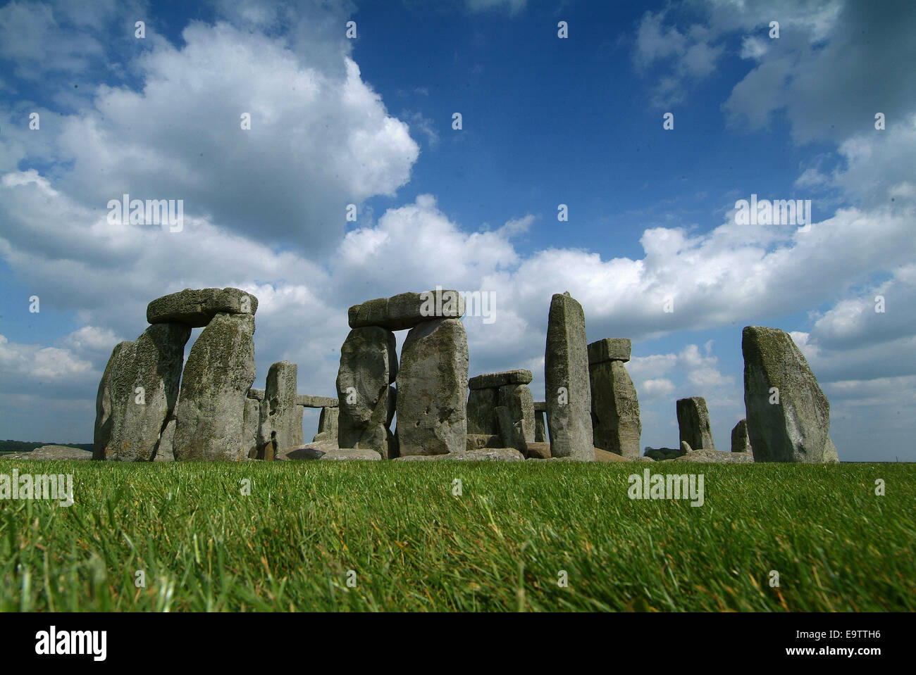 Stonehenge a prehistoric stone circle in Wiltshire,UK,the monument is operated by English Heritage.a UK'Salisbury Plain' Stock Photo
