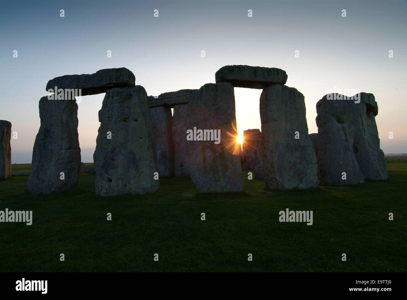 Stonehenge a prehistoric stone circle in Wiltshire,UK,the monument is operated by English Heritage.a UK'Salisbury Plain' Stock Photo