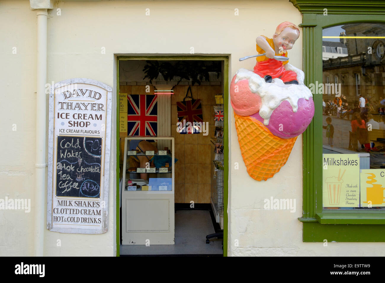 An ice cream shop in Bath,Somerset,England,UK Stock Photo Alamy